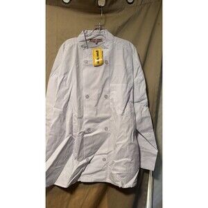 Green town Chefs Coat Double Breasted  Long Sleeve NWT XXL